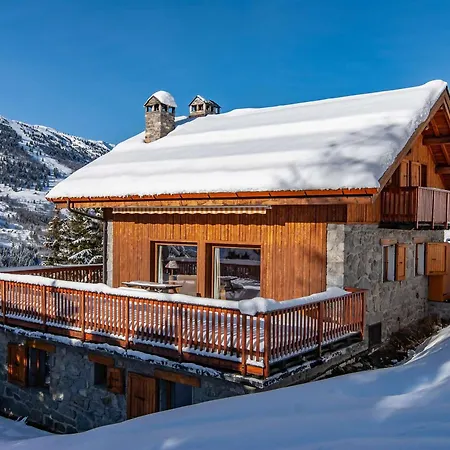 Familial 10 Pieces A Meribel, Proche Des Pistes, Avec Cheminee Et Terrasse, 12 Personnes - Fr-1-180-625 Chalet